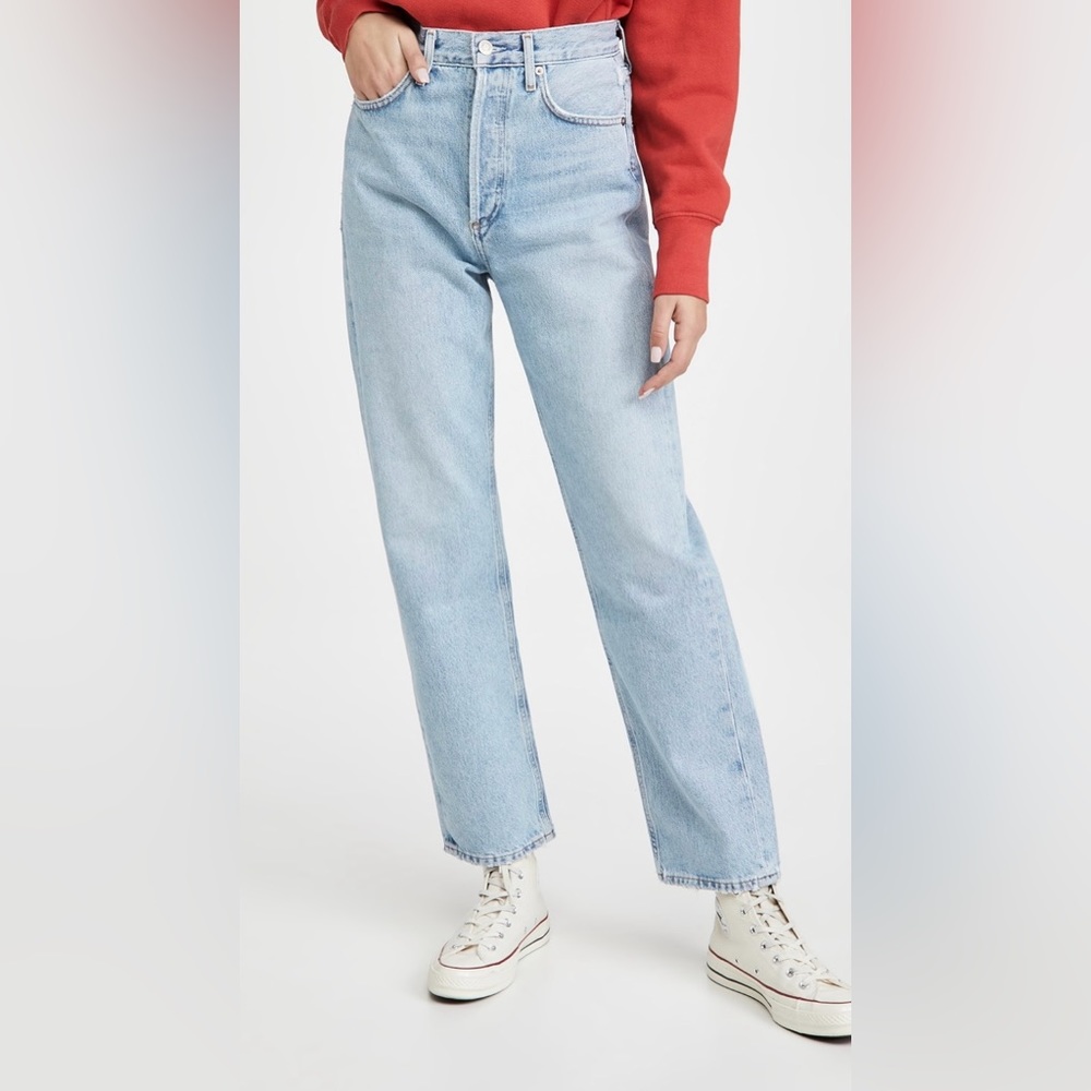 AGOLDE 90s Mid Rise Loose Straight Jeans Snapshot